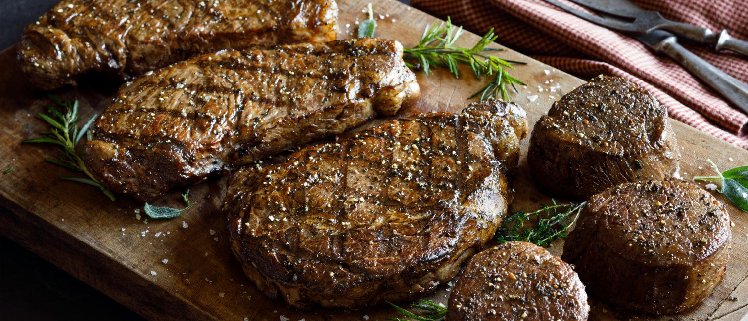 family of steak cuts