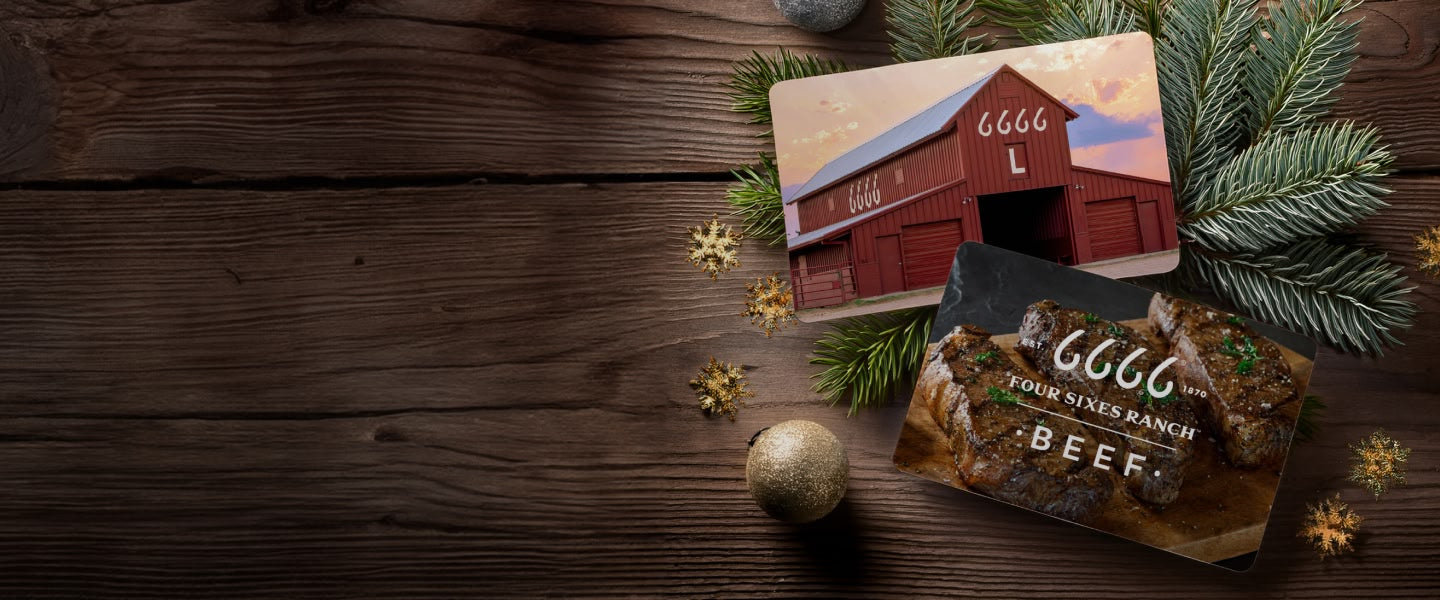 6666 ranch gift cards for holiday giving