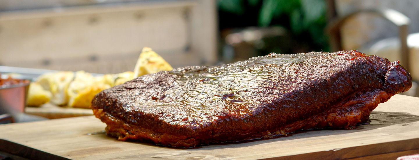 whole smoked brisket