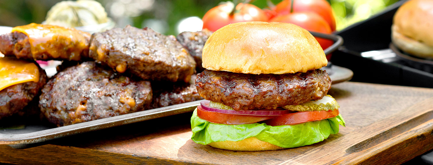 cowboy ground beef burger