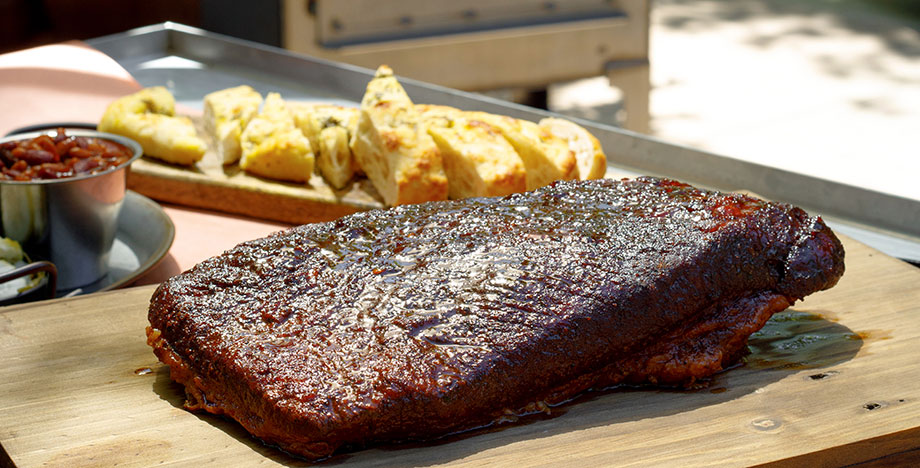 whole smoked brisket