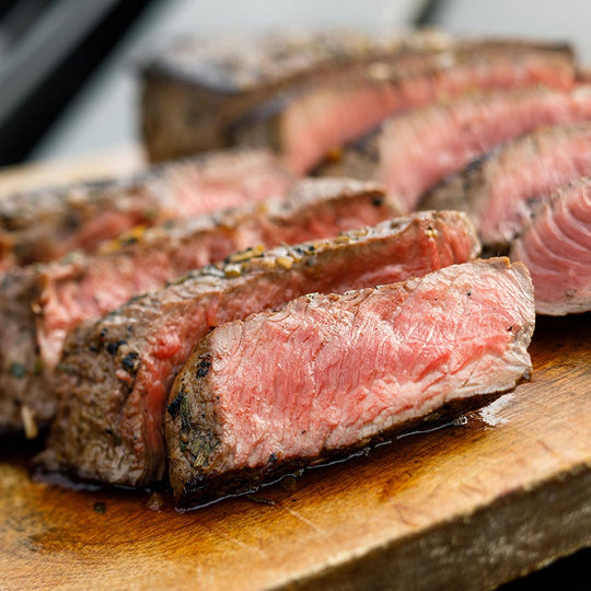 sliced sirloin steak